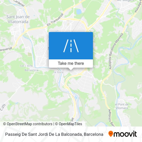 Passeig De Sant Jordi De La Balconada map