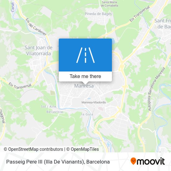 Passeig Pere III (Illa De Vianants) map