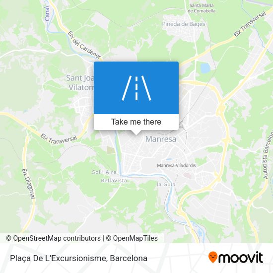 Plaça De L'Excursionisme map