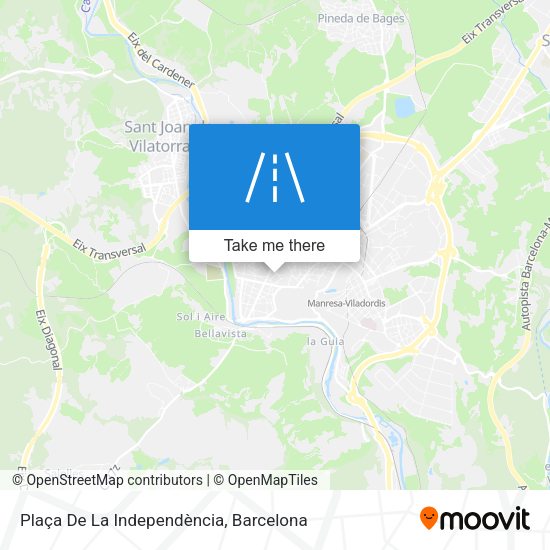 Plaça De La Independència map