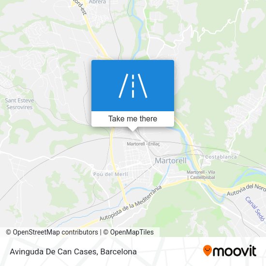 Avinguda De Can Cases map