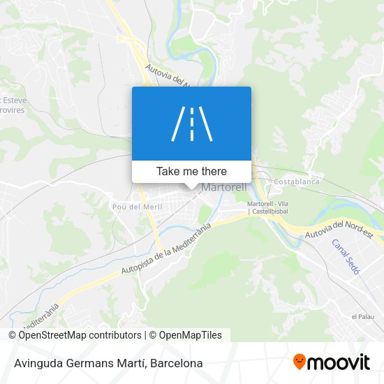 Avinguda Germans Martí map