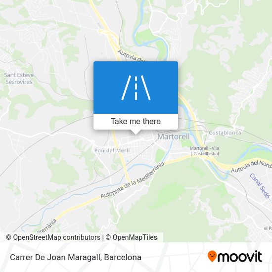 Carrer De Joan Maragall map