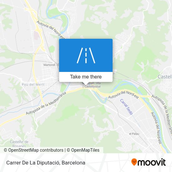 Carrer De La Diputació map