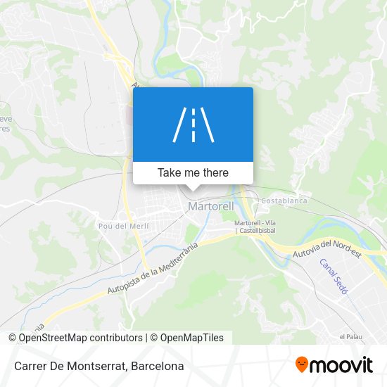Carrer De Montserrat map