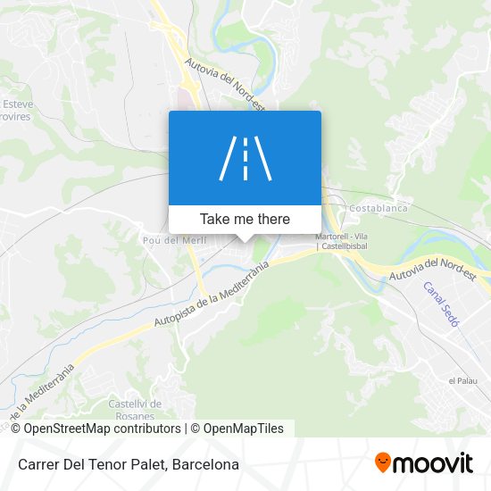 Carrer Del Tenor Palet map