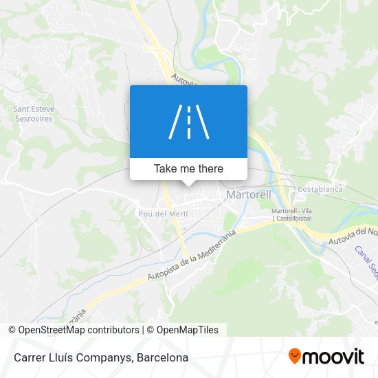 Carrer Lluís Companys map