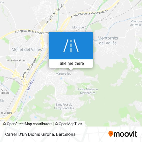 Carrer D'En Dionís Girona map