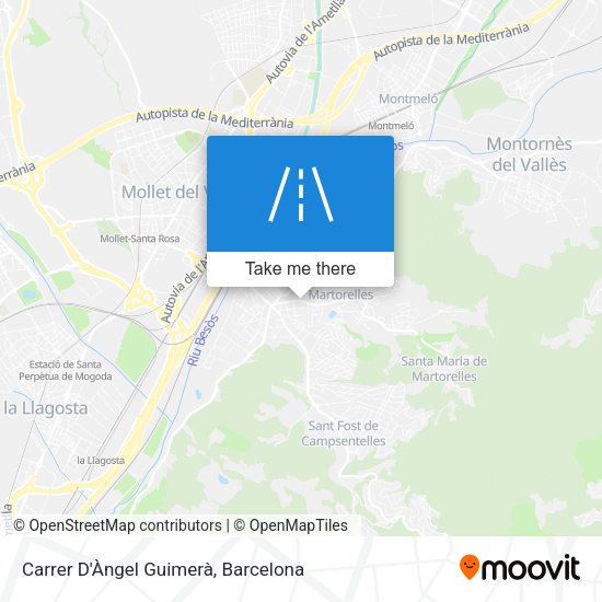 Carrer D'Àngel Guimerà map