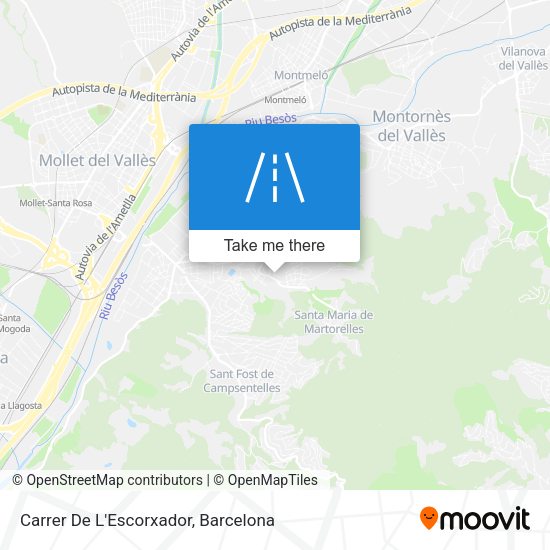 Carrer De L'Escorxador map