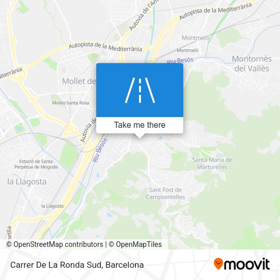 Carrer De La Ronda Sud map