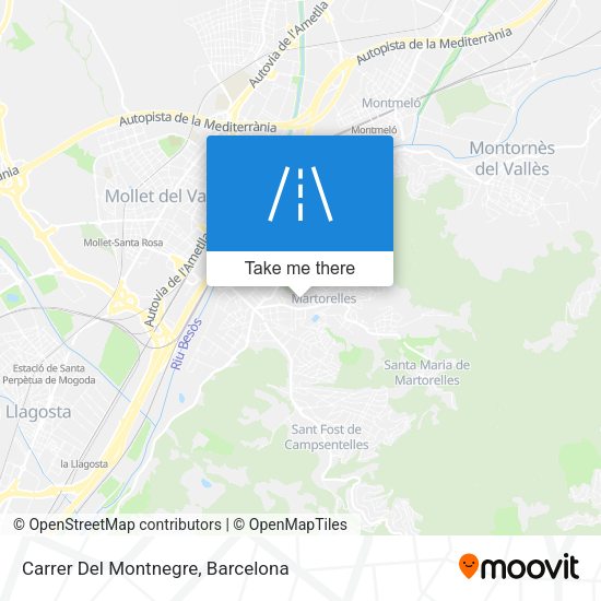 Carrer Del Montnegre map