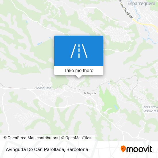Avinguda De Can Parellada map