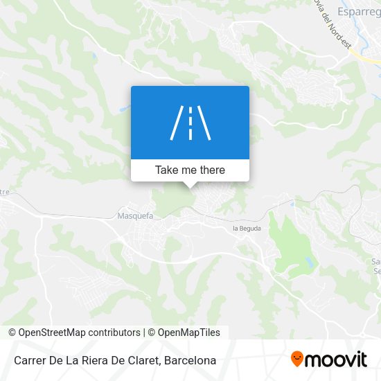 Carrer De La Riera De Claret map
