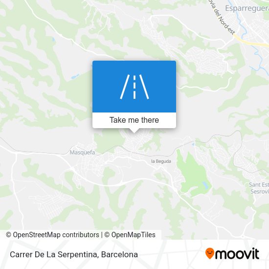 Carrer De La Serpentina map