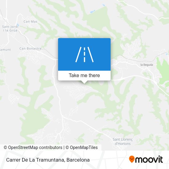 Carrer De La Tramuntana map