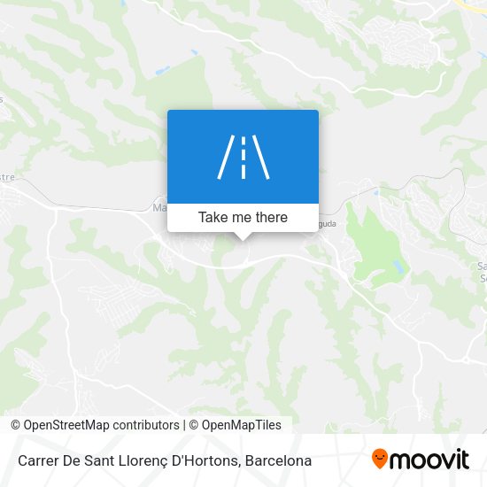 Carrer De Sant Llorenç D'Hortons map