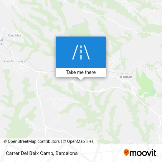 Carrer Del Baix Camp map