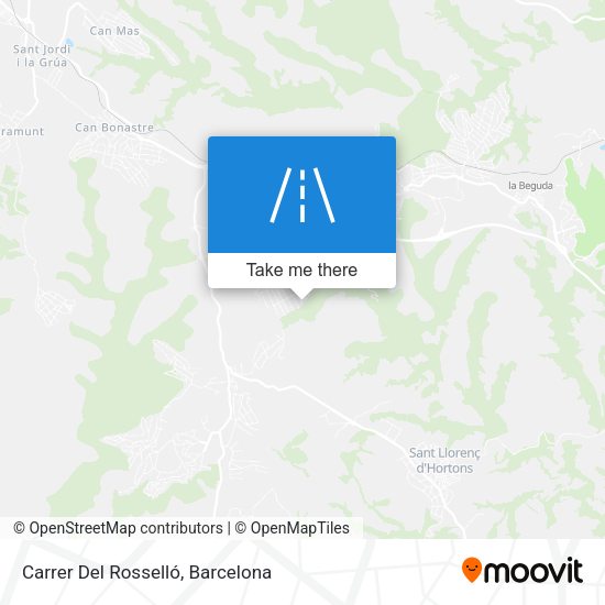 Carrer Del Rosselló map
