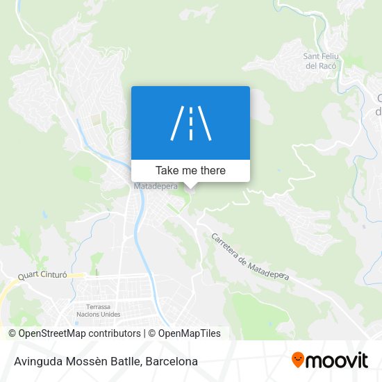 Avinguda Mossèn Batlle map