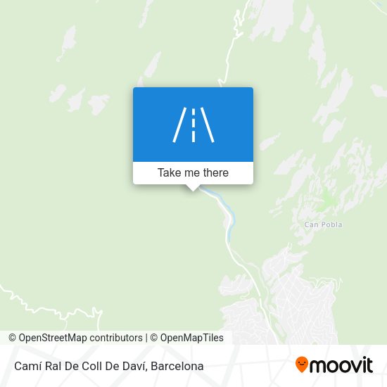 Camí Ral De Coll De Daví map
