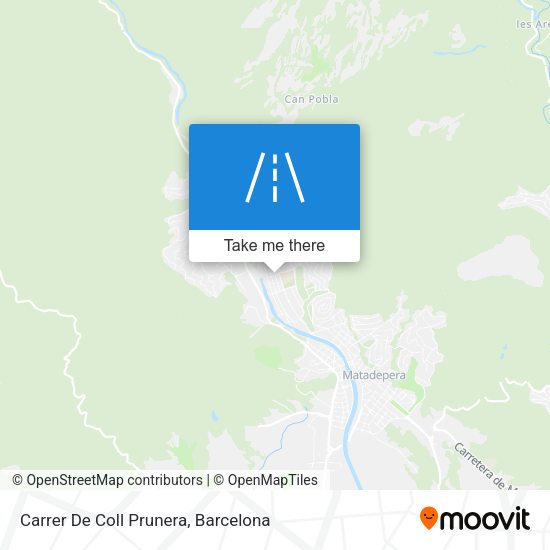 Carrer De Coll Prunera map