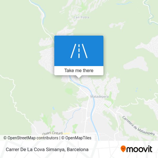 Carrer De La Cova Simanya map