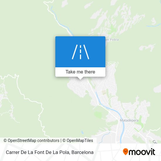 Carrer De La Font De La Pola map