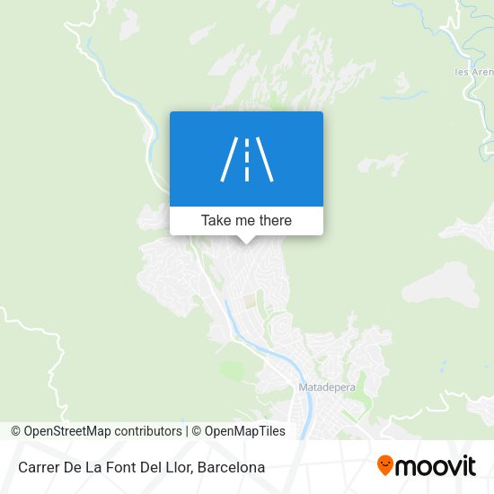 Carrer De La Font Del Llor map