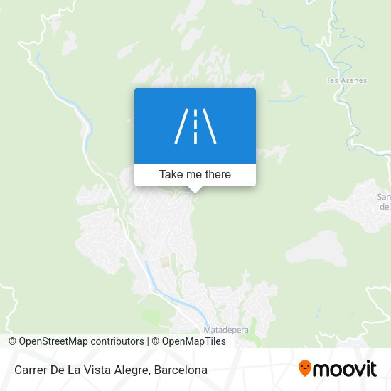 Carrer De La Vista Alegre map