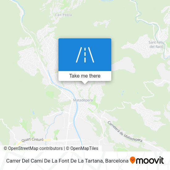 Carrer Del Camí De La Font De La Tartana map