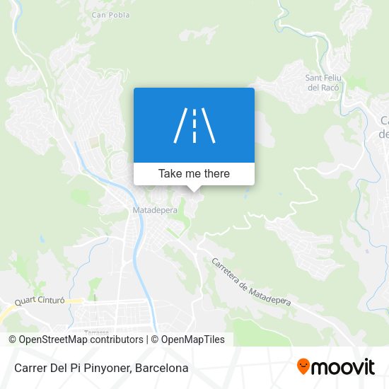 Carrer Del Pi Pinyoner map