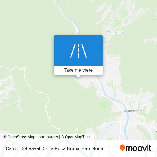 Carrer Del Raval De La Roca Bruna map