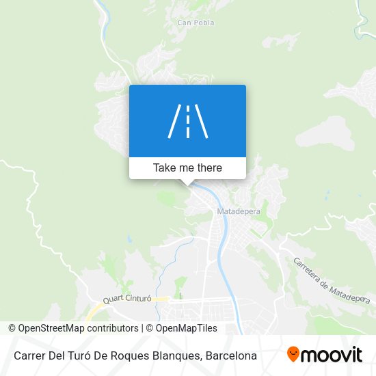 Carrer Del Turó De Roques Blanques map