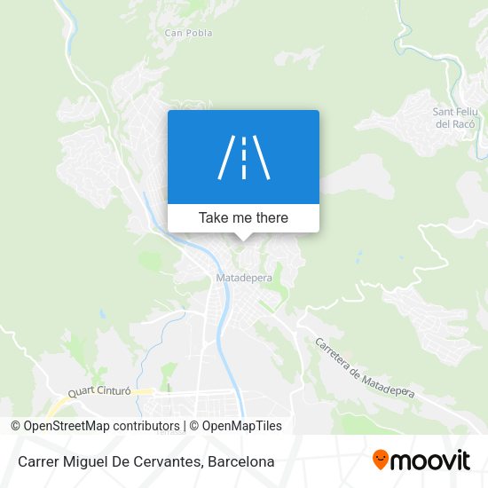 Carrer Miguel De Cervantes map