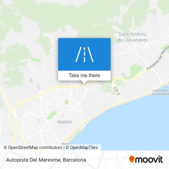 Autopista Del Maresme map