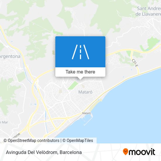 Avinguda Del Velòdrom map