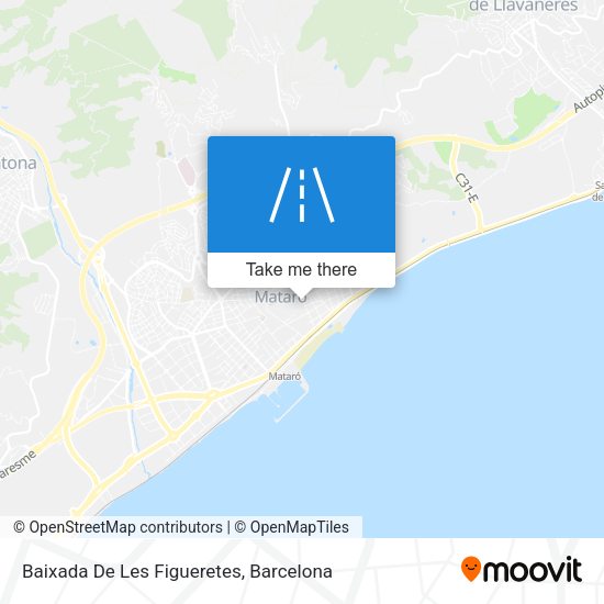 Baixada De Les Figueretes map