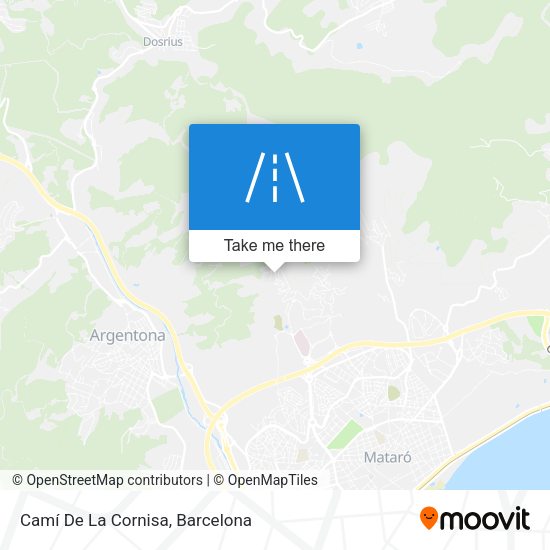 Camí De La Cornisa map