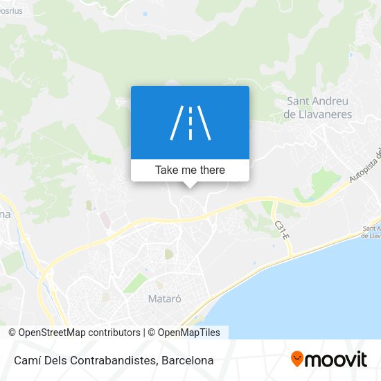 Camí Dels Contrabandistes map