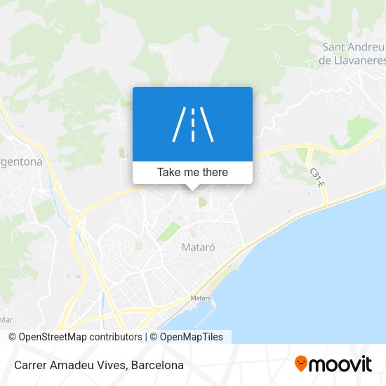 Carrer Amadeu Vives map