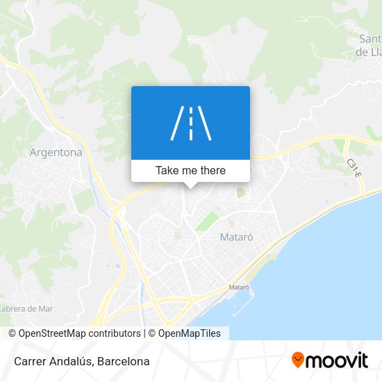Carrer Andalús map