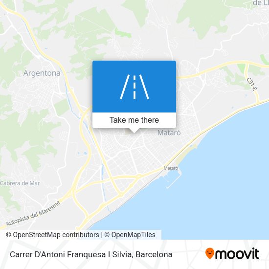 Carrer D'Antoni Franquesa I Silvia map