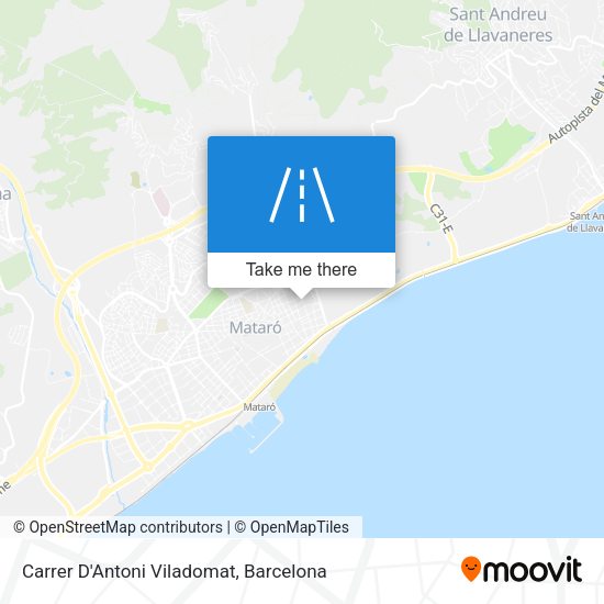Carrer D'Antoni Viladomat map