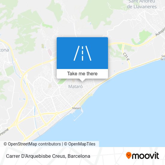 Carrer D'Arquebisbe Creus map