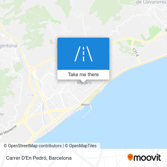 Carrer D'En Pedró map