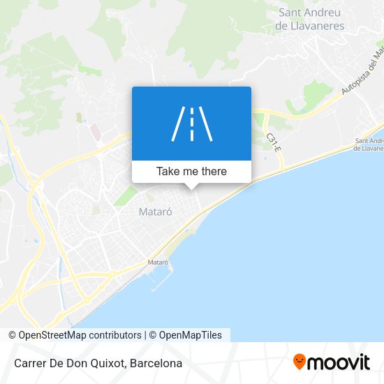 Carrer De Don Quixot map