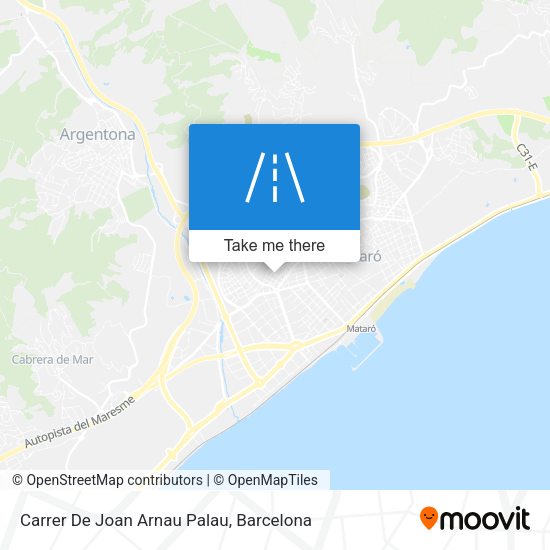 Carrer De Joan Arnau Palau map