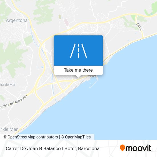 Carrer De Joan B Balançó I Boter map
