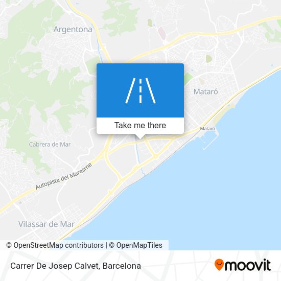 Carrer De Josep Calvet map